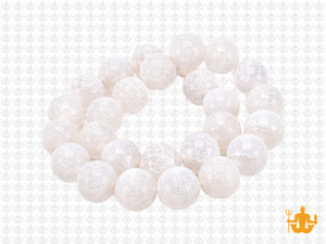 10mm White Spider Agate Round Beads 15.5" natural [10f31w]