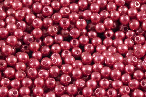 4mm Best Lustre Red Faux Pearl About 500pcs. [y430a]
