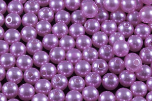 6mm Best Lustre Pink Faux Pearl About 180pcs. [y433a]