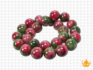 10mm Ruby Zoisite Round Beads 15.5" dyed [10b94b]