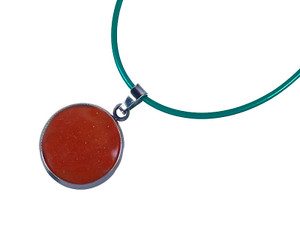 16mm Red Aventurine Round Cabochon Pendant [y724ds]