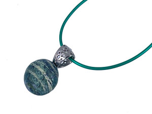 16mm Zerba Agate Round Cabochon Pendant [y719ap]