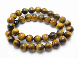 4mm Tiger Eye Round Beads 15.5" natural [4d2]