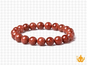 8mm Goldstone Elastic Bracelet 7.5" synthetic [b3b96]