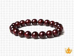 8mm Poppy Jasper Elastic Bracelet 7.5" natural [b3b22]