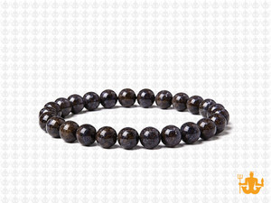 6mm Bronzite Elastic Bracelet 7.5" natural [b2r72]