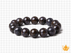 10mm Bronzite Elastic Bracelet 7.5" natural [b4r72]