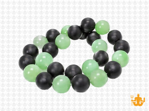 10mm Agate & Larimar Round Beads 15.5" synthetic [10x36]