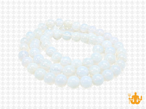 6mm Moon Quartz Round Beads 15.5" synthetic [6a79]