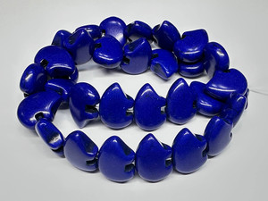 16x22mm Yellow Magnesite Zuni Bear Beads 15.5" [t478l]