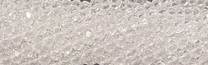 4mm Crystal synthetic Faceted Rondelle Beads 15.5" [v0364]