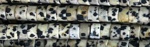 4mm Dalmatian Heishi Beads 15.5" [v0409]