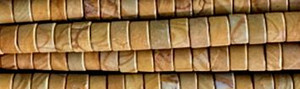 4mm Gold Lace Agate Heishi Beads 15.5" [v0416]
