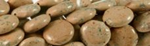 15mm Sand Jasper Coin Beads s4b19-15 15.5" [v0741]