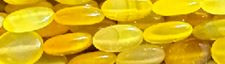 10x14mm Yellow Agate Oval Beads 15.5" [v0821]