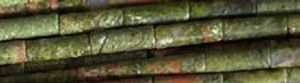 4x13mm Unakite Tube Beads 15.5" [v0913]