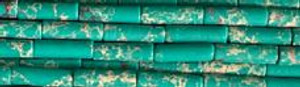 4x13mm Green Sea Sediment Tube Beads 15.5" [v0934]