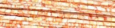 2x4mm Red Moss Jasper Tube Beads 15.5" [v0962]