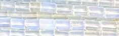 5x8mm Opalite synthetic Tube Beads 15.5" [v0991]