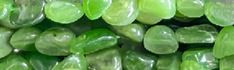 8x12mm Green Quartz Pebble Beads 15.5" [v1104]