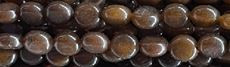 8x12mm Plum Jade dyed Pebble Beads 15.5" [v1123]