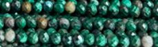 8mm Green Jasper Faceted Round Beads 15.5" [v1421]
