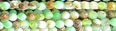8mm Apple Jasper Faceted Round Beads 15.5" [v1428]