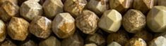 8mm Picture Jasper Faceted Hexagon Beads 15.5" [v1504]