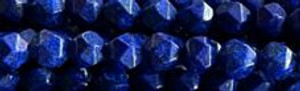 8mm Lapis Lazuli Faceted Hexagon Beads 15.5" [v1517]