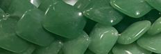 16mm Green Aventurine Diamond Beads s550 15.5" [v1717]