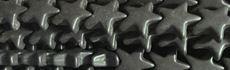 12mm Black Magnesite Star Beads t472k 15.5" [v2043]