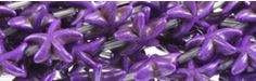15mm Purple Magnesite Star Fish Beads t451p 15.5" [v2099]