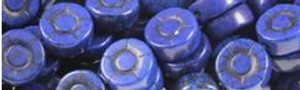 12mm Lapis Magnesite Sunflower Beads t455f 15.5" [v2099g]