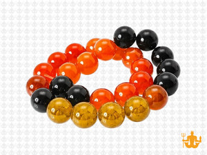 10mm  Multi-Colors Jade & Agate Beads 15.5" [10x54]