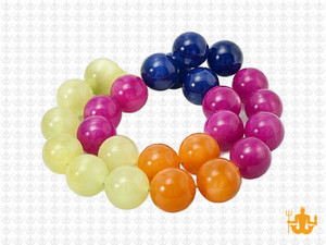 10mm  Multi-Colors Jade & Agate Beads 15.5" [10x61]
