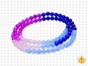 4mm  Multi-Colors Jade & Agate Beads 15.5" [4x53]