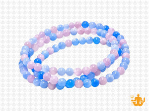 4mm  Multi-Colors Jade & Agate Beads 15.5" [4x63]