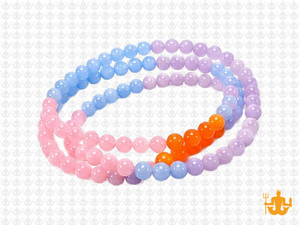 4mm  Multi-Colors Jade & Agate Beads 15.5" [4x68]