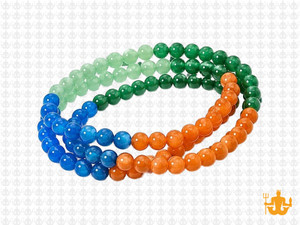 4mm  Multi-Colors Jade & Agate Beads 15.5" [4x75]