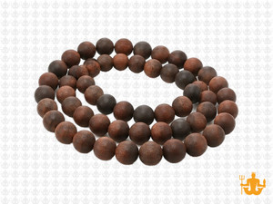 6mm Matte Red Tiger Eye Round Beads 15.5" natural [6d6m]
