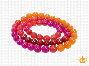 6mm  Multi-Colors Jade & Agate Beads 15.5" [6x55]