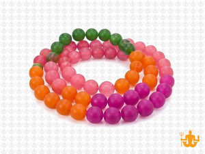 6mm  Multi-Colors Jade & Agate Beads 15.5" [6x64]