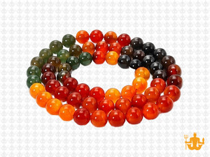 6mm  Multi-Colors Jade & Agate Beads 15.5" [6x66]