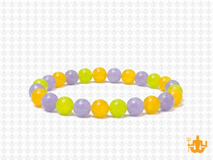 6mm Carnelian  & Jade Bracelet 7.5" [b2x64]