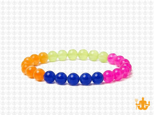 6mm Carnelian  & Jade Bracelet 7.5" [b2x68]