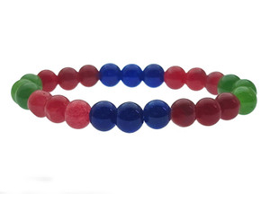 8mm Aventurine &  Jade Bracelet 7.5" [b3x76]