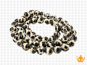 6mm Tibetan Dzi  Agate Round Beads 15.5" natural [6m70]