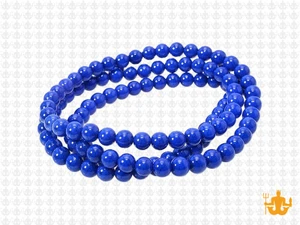4mm Lapis Magnesite Round Beads 15.5" [4tl]