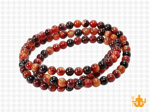 4mm Agate Round Beads 15.5" natural [4d30]