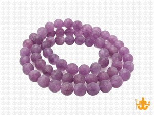 6mm Matte Amethyst Round Beads 15.5" synthetic [6a6m]